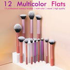 Synthetic Makeup Brush Set – Soft Cosmetic Tools for Foundation and Eyeshadow