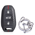 Silicone Car Key Fob Cover – Protective Remote Case for Peugeot and Citroen