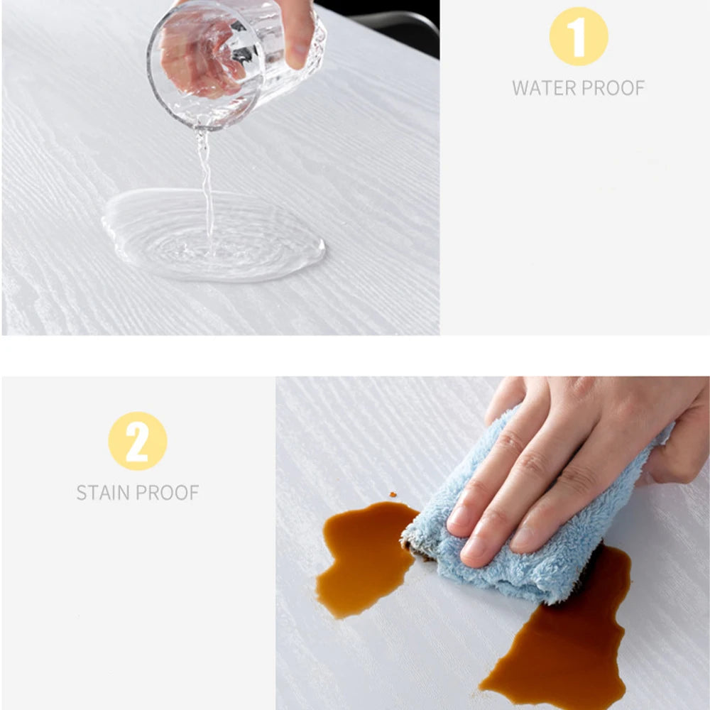 Black Wood Grain Contact Paper – Adhesive Vinyl for Furniture Refurbishing