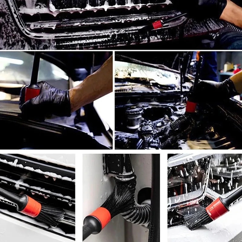 Car Cleaning Brush Kit – Professional Auto Detailing Tools for Rims