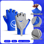 Half Finger Cycling Gloves – Anti-Slip Breathable Mittens for Road MTB Racing