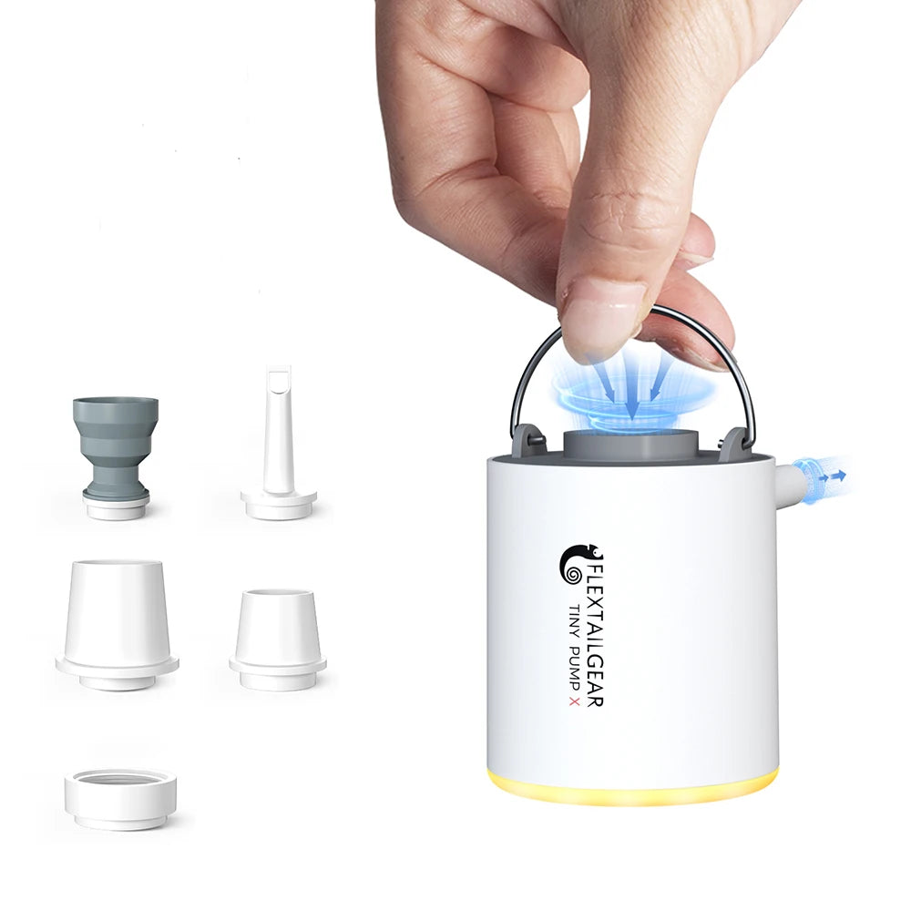 Portable Electric Air Pump – Rechargeable Camping Inflator for Air Mattresses