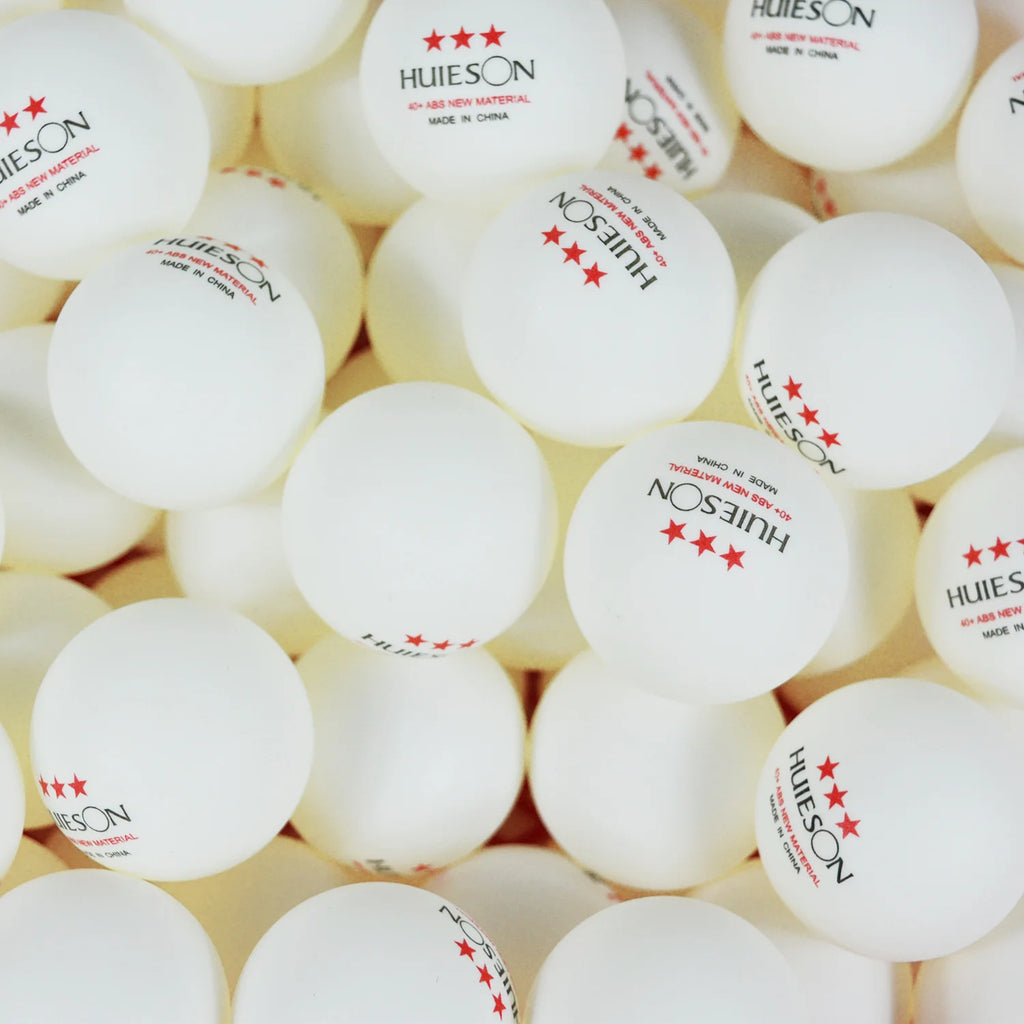 Huieson ABS Table Tennis Balls – 3 Star 40mm Ping Pong Set for Match Training