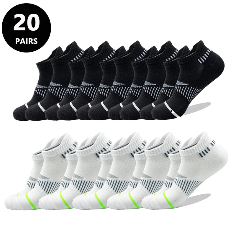 Classic Crew Socks – Breathable Anti-slip Design for Running and Sports