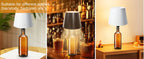 Wireless LED Wine Bottle Lamp – Touch Control for Outdoor Dining