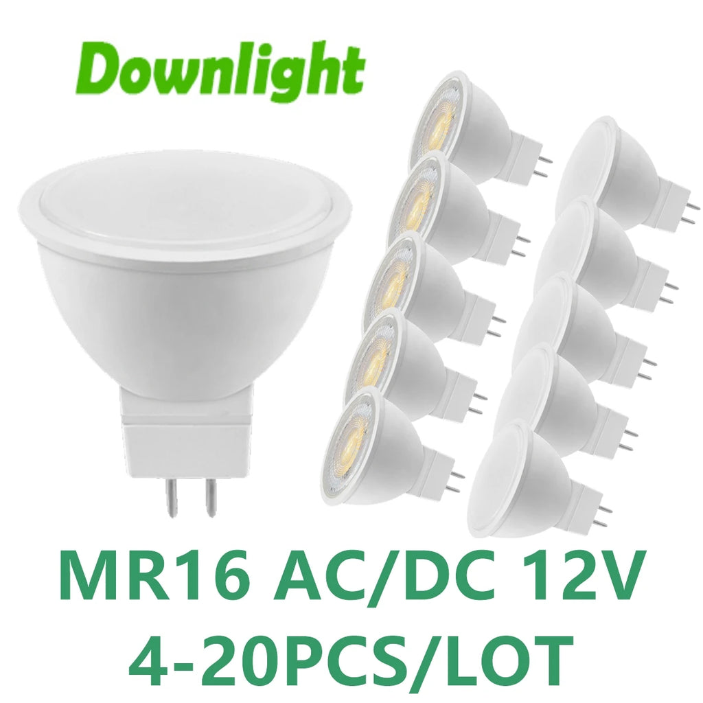 MR16 LED Spotlight Bulbs – Low Voltage GU5.3 Lighting for Home Kitchen