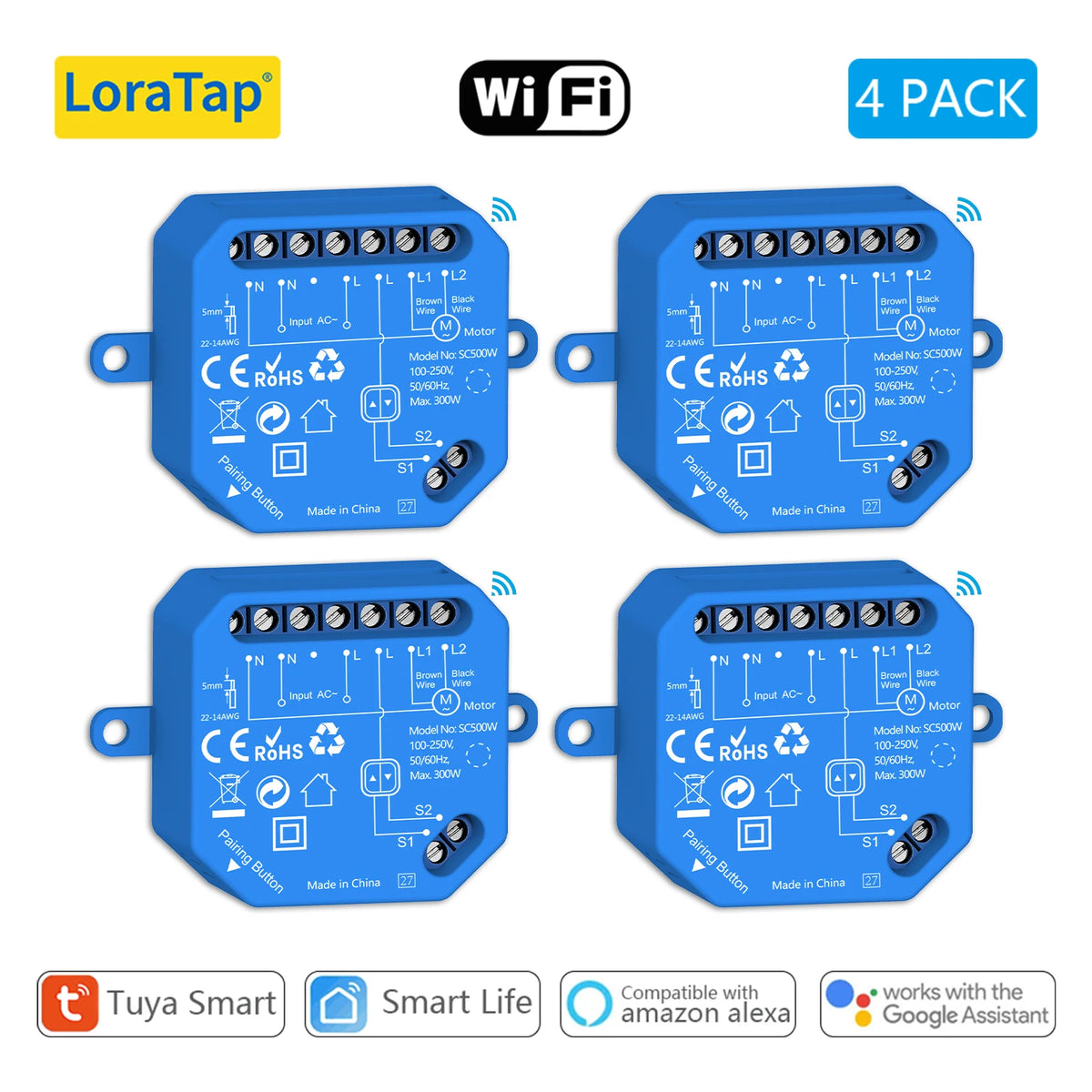 Smart Roller Shutter Switch – Voice Control for Automated Home Blinds