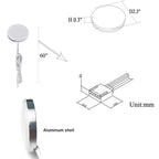 WiFi RGB LED Puck Lights – Dimmable Under Cabinet Lighting for Kitchen Decor