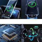 Wireless Charging Phone Mount – Gravity Car Holder for Nissan Sentra 2012-2019