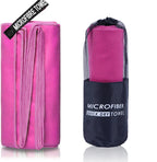 Microfiber Gym Towel – Silver Ion Odor-Free Absorbent Fabric for Workout