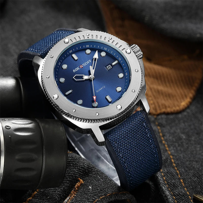 Luxury Chronograph Wristwatch – Waterproof Luminous Calendar for Men