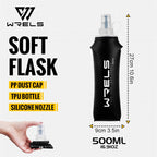 TPU Soft Water Bottle – Foldable BPA Free Hydration Flask for Running Hiking