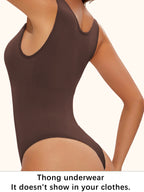 Seamless Tummy Control Bodysuit – Open Crotch Fajas for Women Shapewear