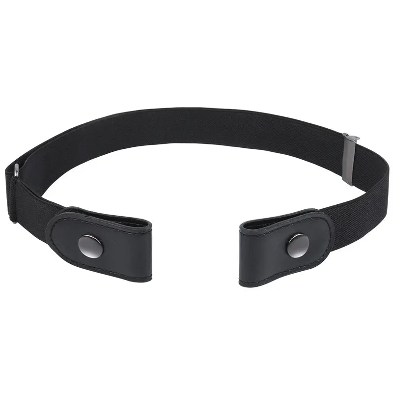 Stretch Elastic No Buckle Belt – Invisible Waistband for Men and Women