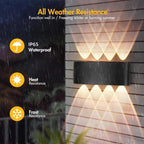 Aluminum LED Wall Lamp – IP65 Waterproof Lighting for Indoor and Outdoor