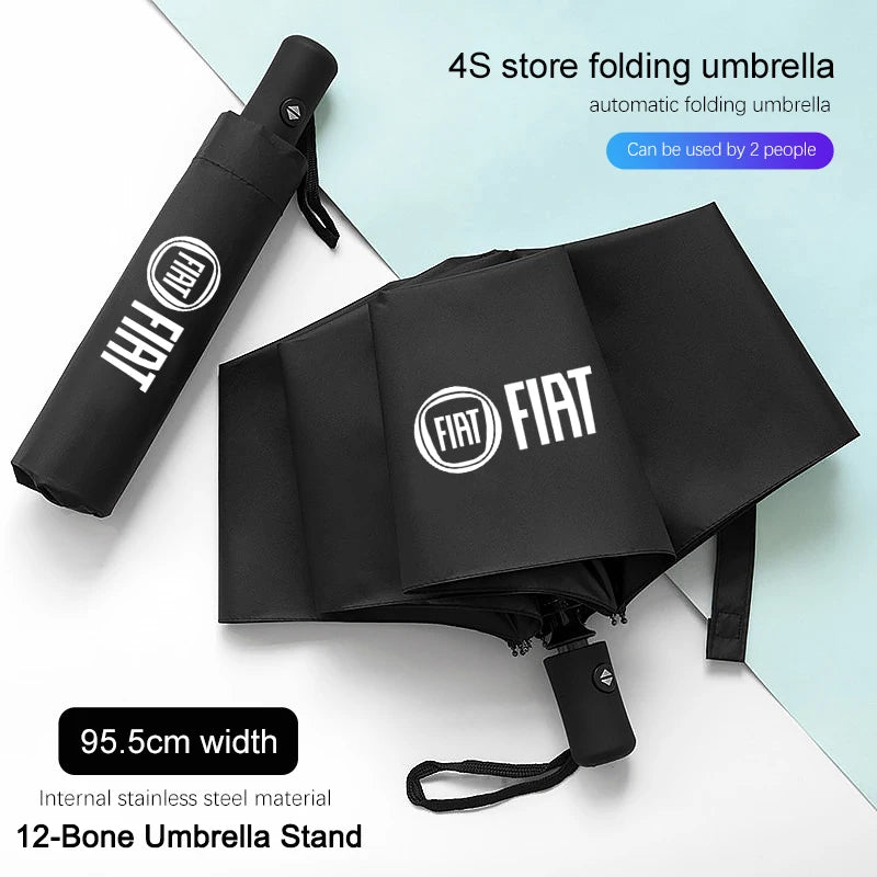 Portable Folding Car Umbrella – Compact Auto Interior Accessory for FIAT Models
