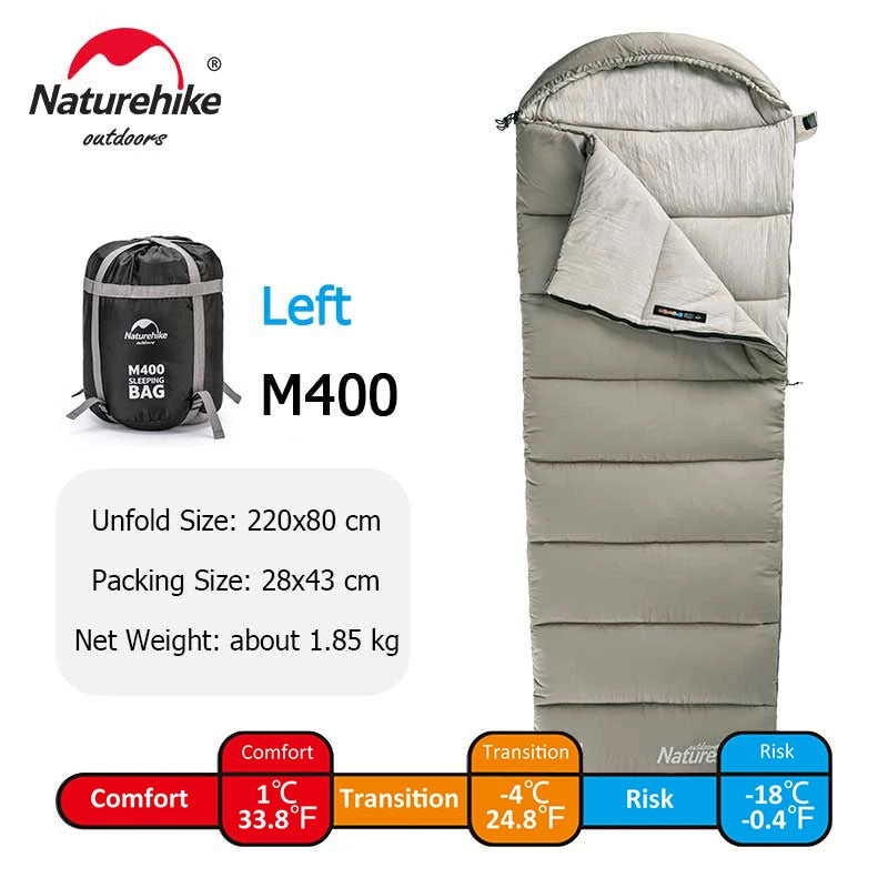 Ultralight Winter Sleeping Bag – Waterproof Hooded Gear for Outdoor Camping