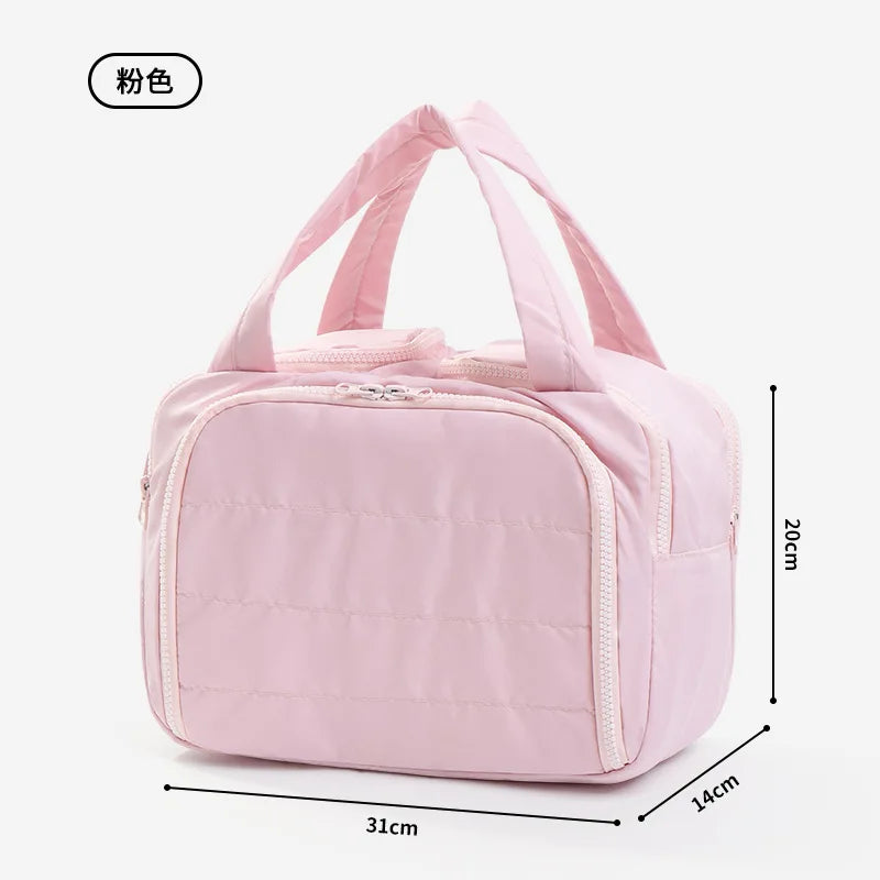 Portable Travel Makeup Bag – Large Capacity Organizer for Cosmetic Storage