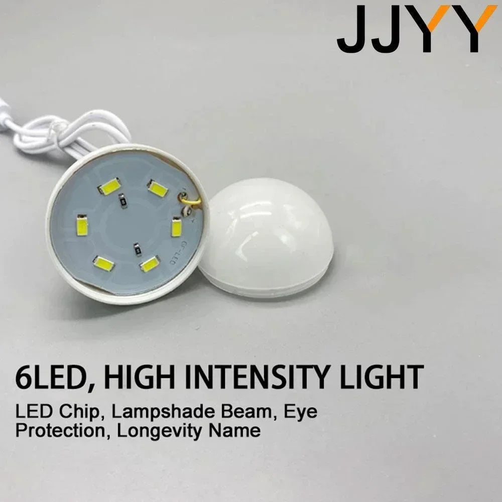 Portable LED USB Lantern – Dimmable Hanging Bulb for Camping and Hiking