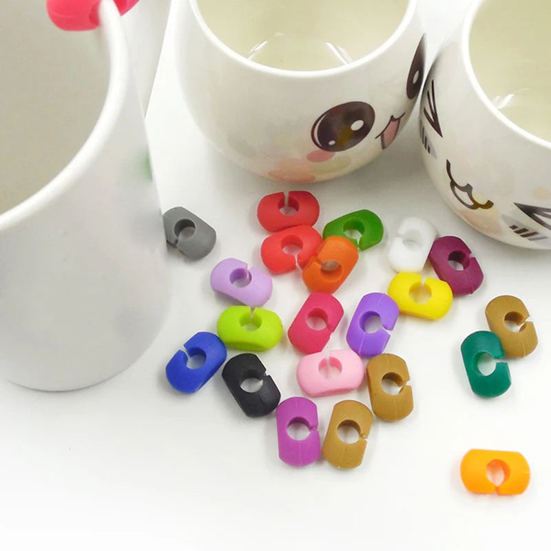 Silicone Wine Glass Marker Charms – Drink Labels for Party Bar Accessories