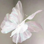 Large 3D Gauze Butterfly Decoration – Hollow Hanging Display for Weddings