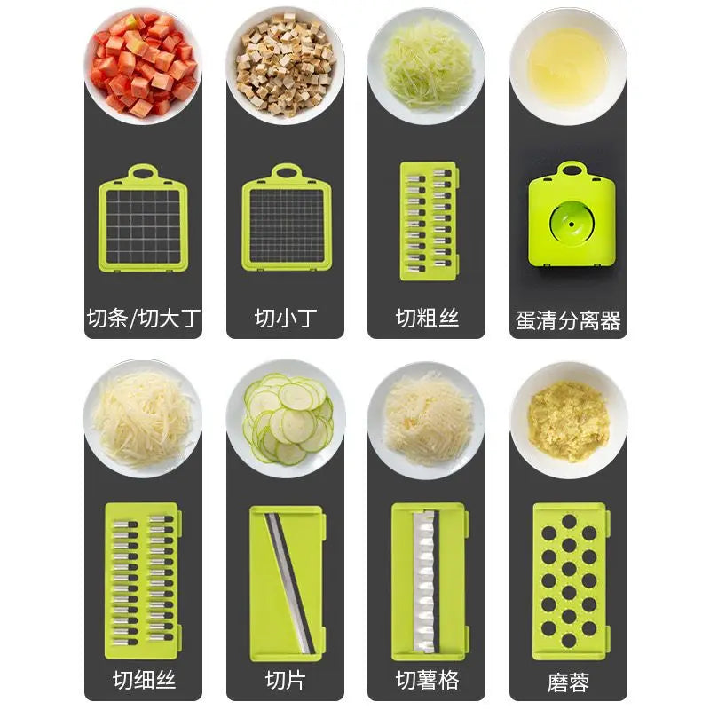 Multifunctional Vegetable Chopper – Kitchen Slicer and Shredder for Food Prep