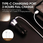 3-in-1 LED Camping Light – Multifunctional USB Rechargeable Tent Lantern