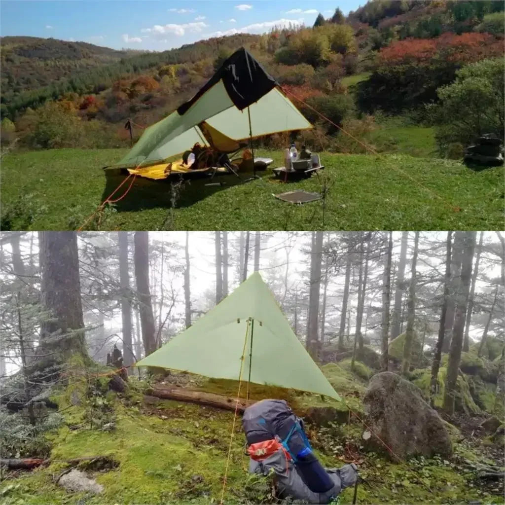 Ultralight Silicone Nylon Tarp – Waterproof Camping Shelter for Backpacking