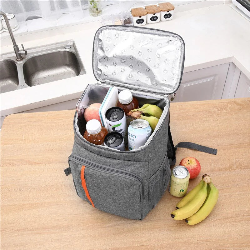 Insulated Cooler Backpack – Leakproof Soft Bag for Outdoor Picnic Travel