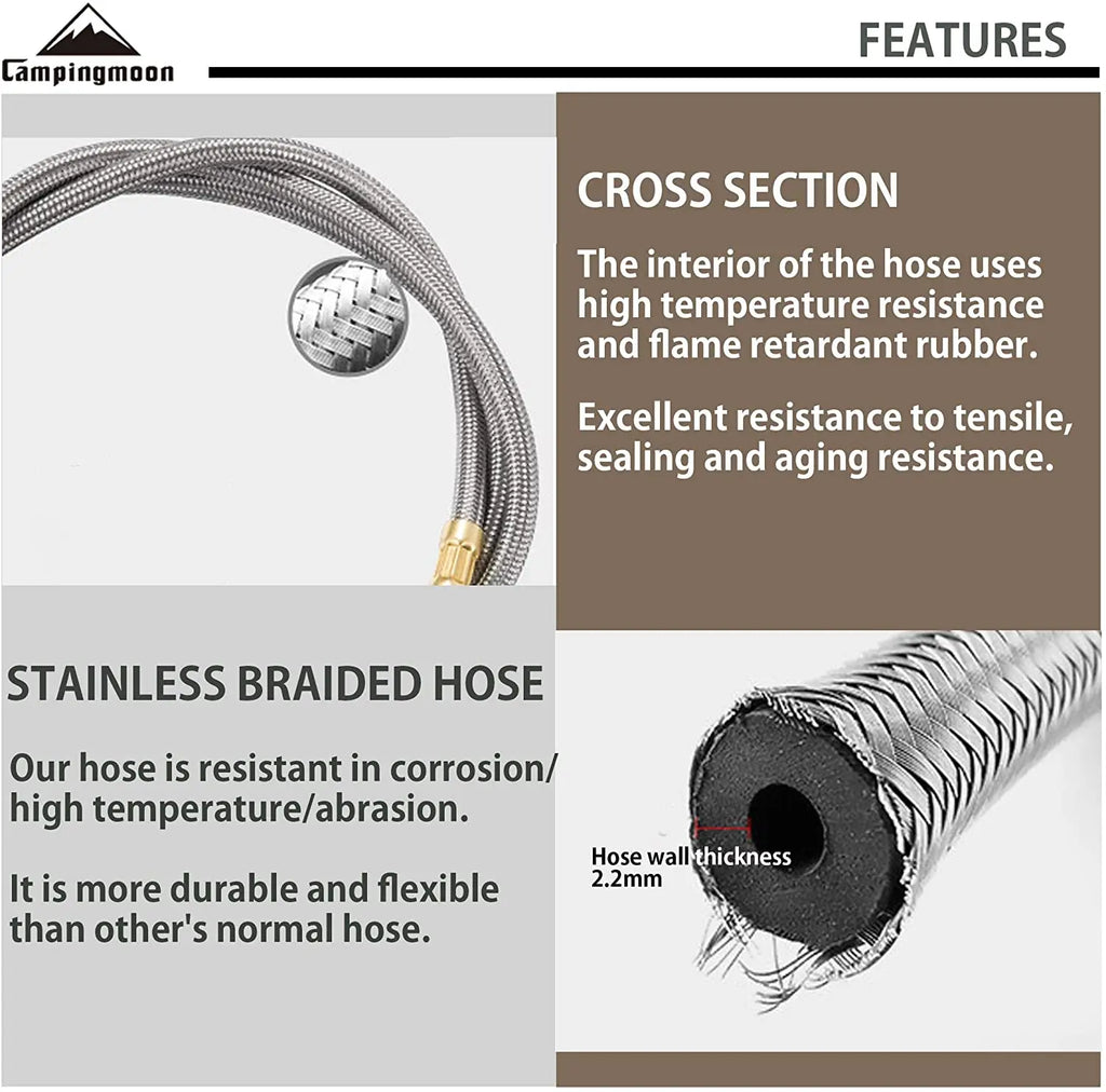 Rocket Furnace Support Bracket – Three Pin Adapter for Camping Outdoor Cooking