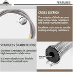 Rocket Furnace Support Bracket – Three Pin Adapter for Camping Outdoor Cooking