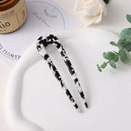 U-Shaped Hair Clip – Korean Style Acetate Accessory for Lazy Hairstyles