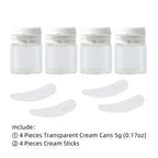 Refillable Glass Cosmetic Jars – Mini Travel Containers for Skincare Storage