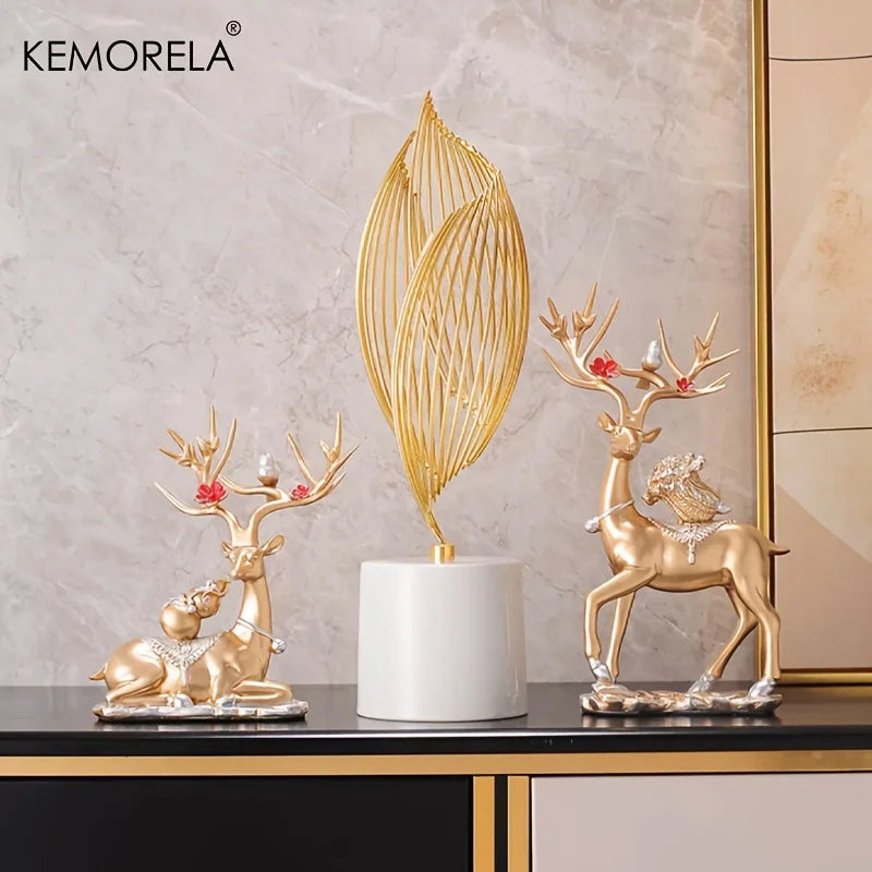 Abstract Ceramic Statue – Modern Sculptural Ornament for Home Decor Table