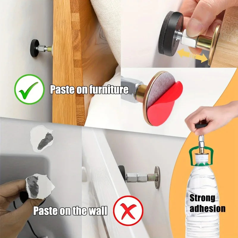 Adjustable Headboard Stoppers – Anti-Shake Wall Stabilizers for Bed Frames