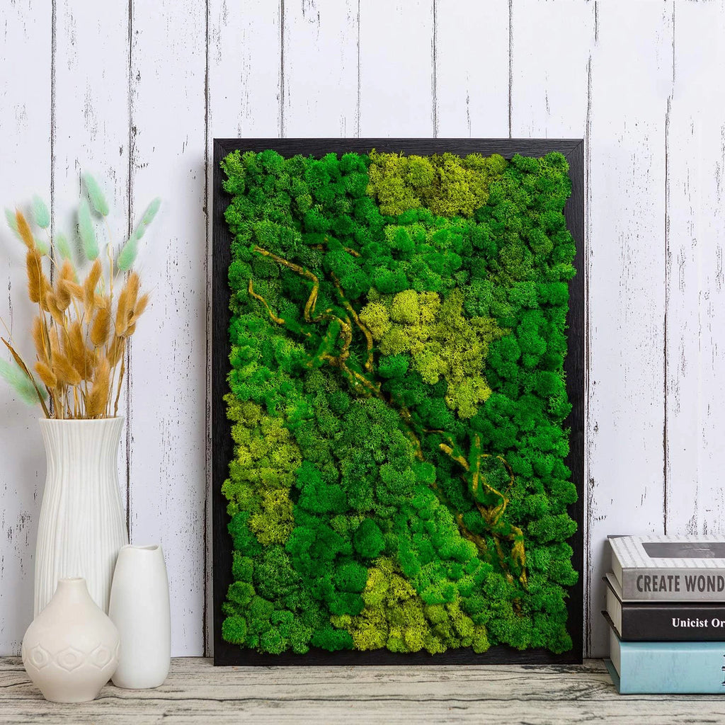 Artificial Moss Grass – 200g Green Fake Plant for DIY Garden Home Decor