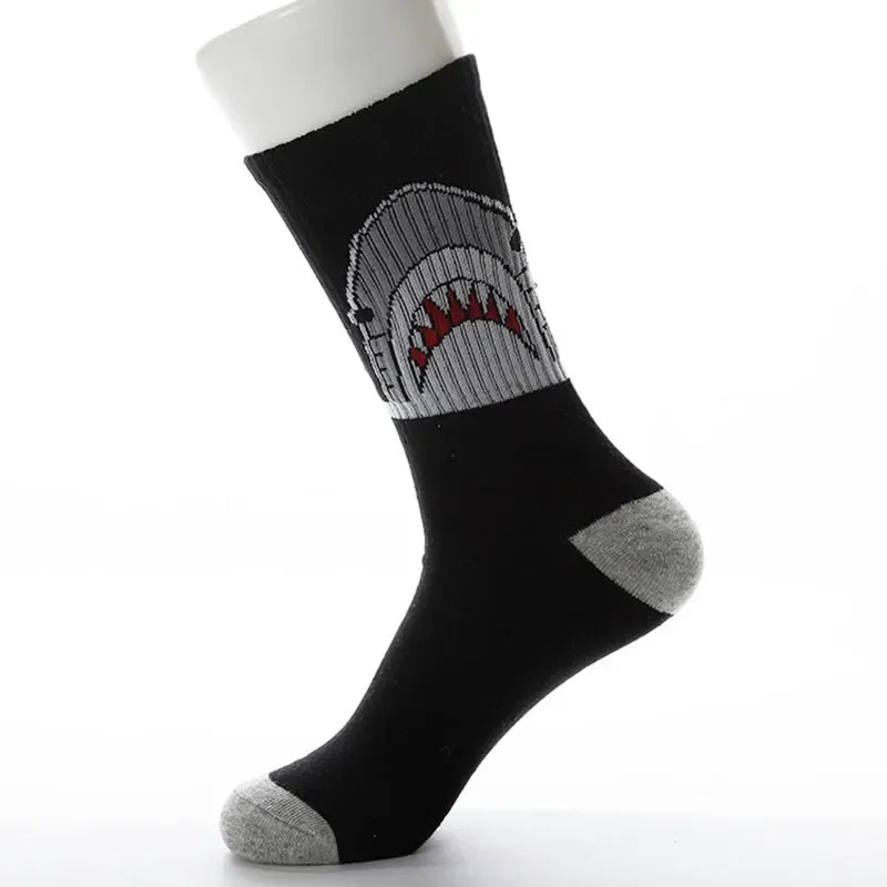Harajuku Cotton Crew Socks – Unisex Hip Hop Streetwear for Casual Wear