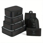 Mesh Travel Packing Cubes – Luggage Organizer Set for Suitcase Storage