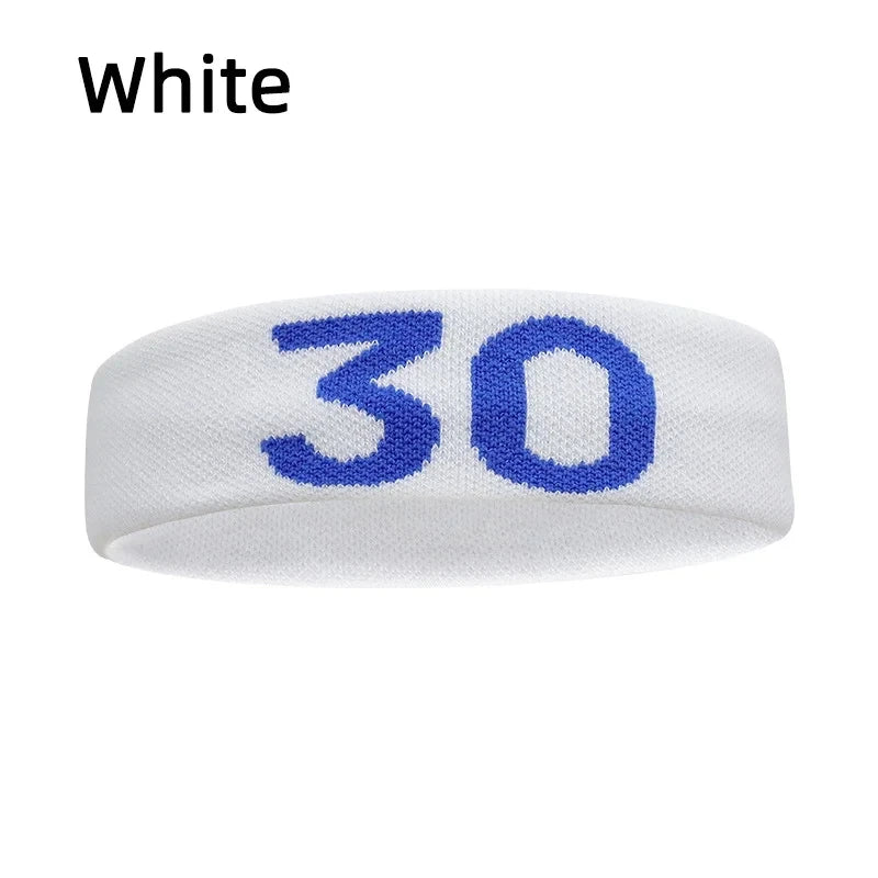 Cotton Athletic Headband – Elastic Sweatband for Gym Sports and Training