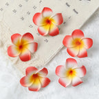 Artificial PE Foam Flowers – 5cm Hawaiian Plumeria for Wedding Decor DIY Crafts