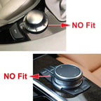 IDrive Multimedia Button Decals – Adhesive Interior Trim for BMW Models