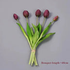 Artificial Tulip Bouquet – Real Touch Floral Decor for Wedding Home