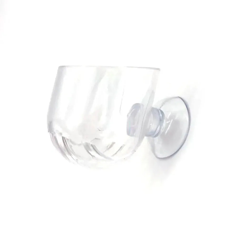 Plastic Worm Feeder Cone – Suction Cup Live Food Basket for Aquarium Fish Tanks