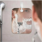 Acrylic Suction Shower Mirror – Portable Fogless Glass for Shaving and Makeup