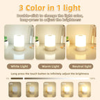 Dimmable Touch Night Lamp – USB Bedside Light for Kids Bedroom Decor