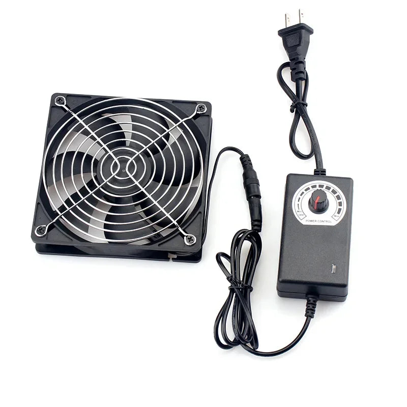 120mm High Speed Cooling Fan – 3000RPM Chassis Radiator for Server Workstations