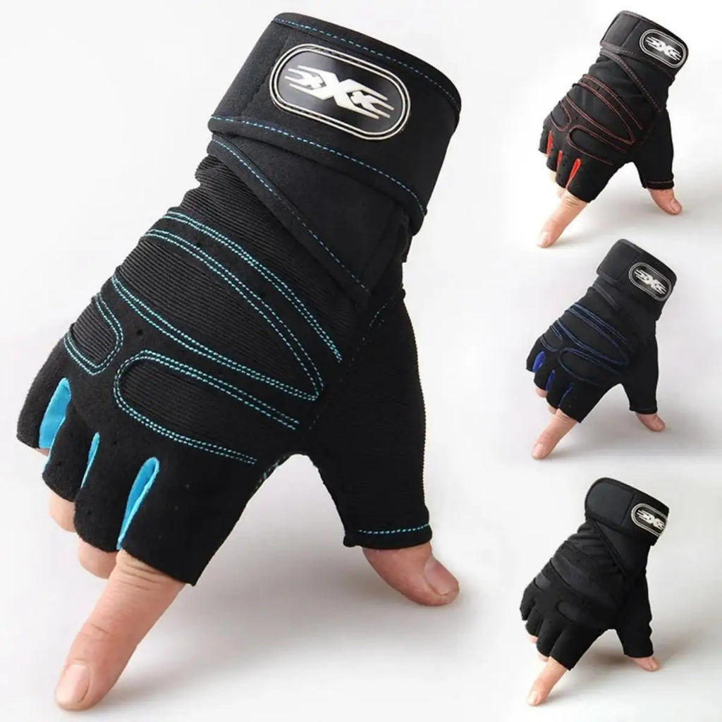 Shockproof Weight Lifting Gloves – Wrist Support for Gym Fitness Training