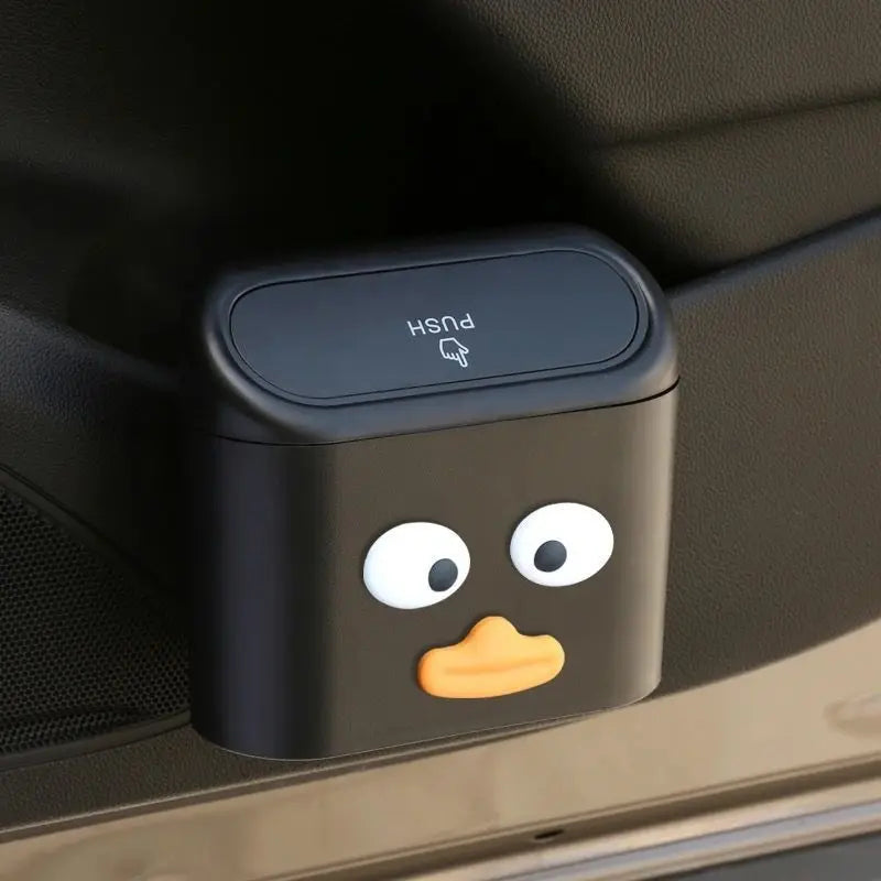 Bling Car Trash Bin – Crystal Seat Back Garbage Storage for Women Interior