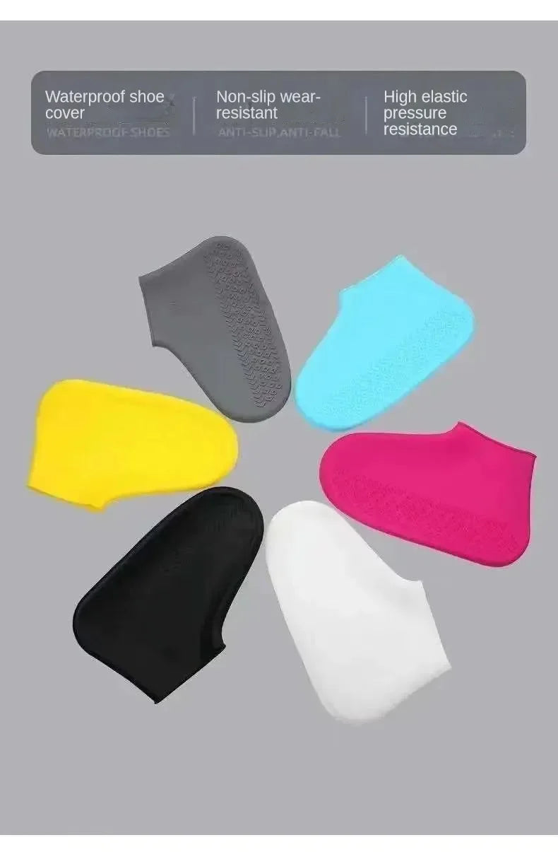 Silicone Waterproof Shoe Covers – Slip-Resistant Rain Gear for Outdoor Use