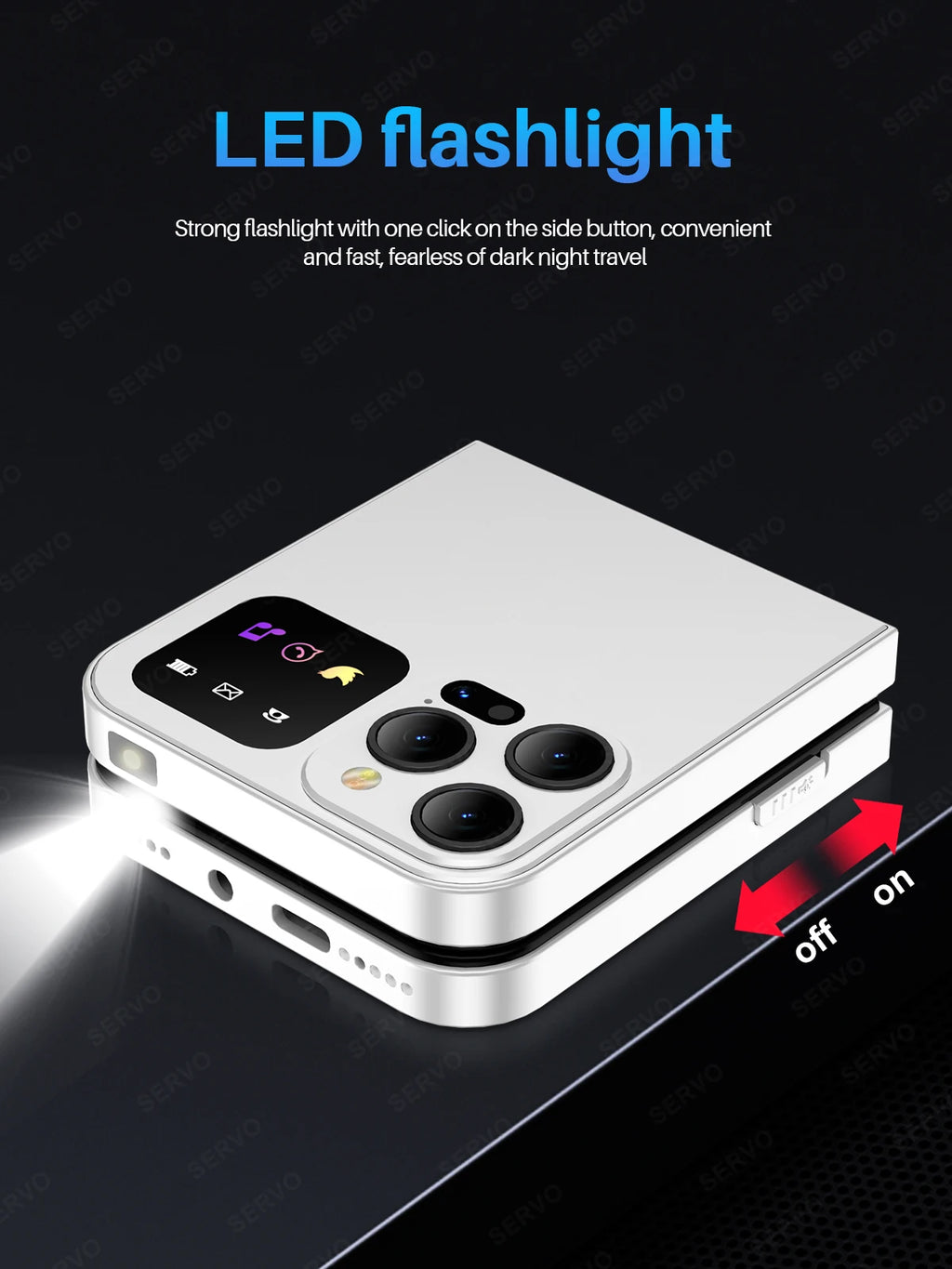 Flip Mobile Phone – Dual SIM with Call Recording for Seniors